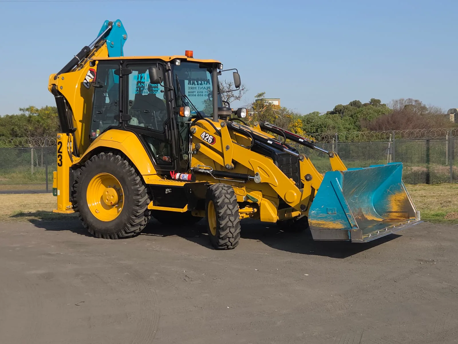 Clean CAT TLB parked and ready for hire